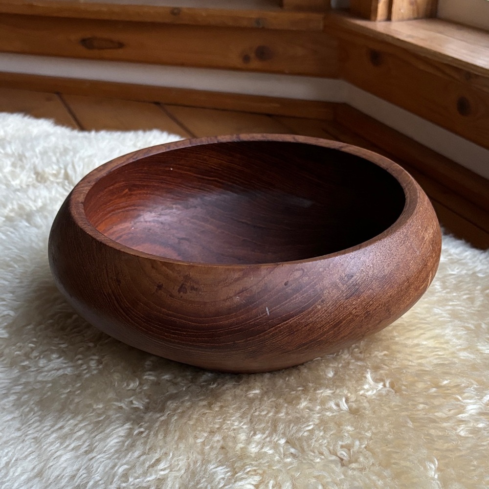 Vintage Wooden Bowl
